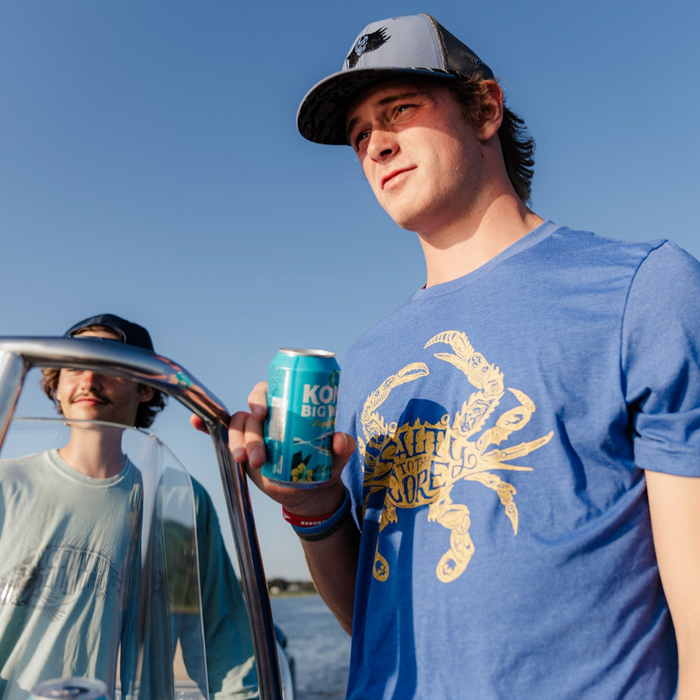 BHO "Salty To The Core" Salty Crab Men's Short Sleeve T-Shirt