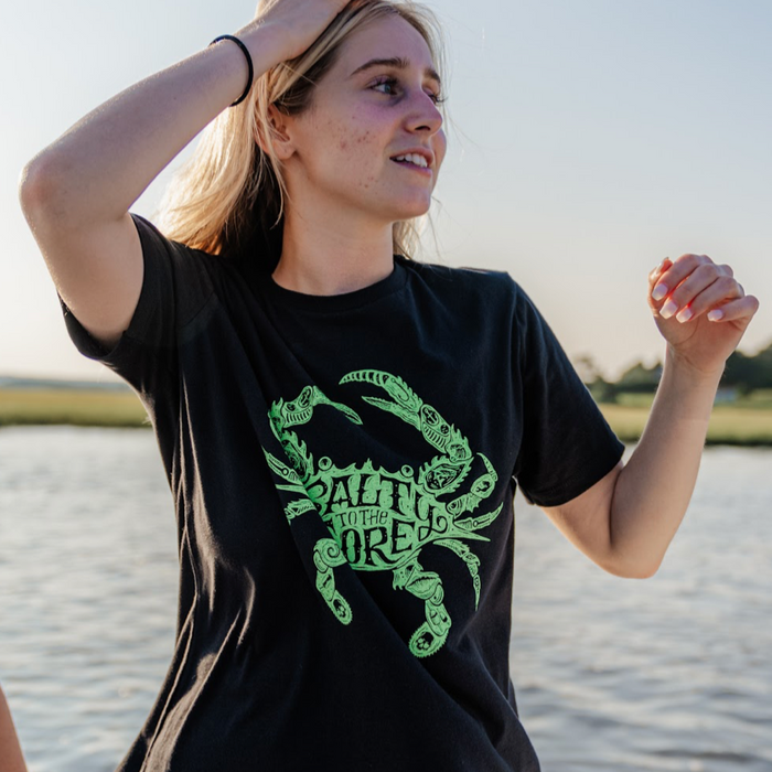 BHO "Salty To The Core" Salty Crab Women's Short Sleeve T-Shirt