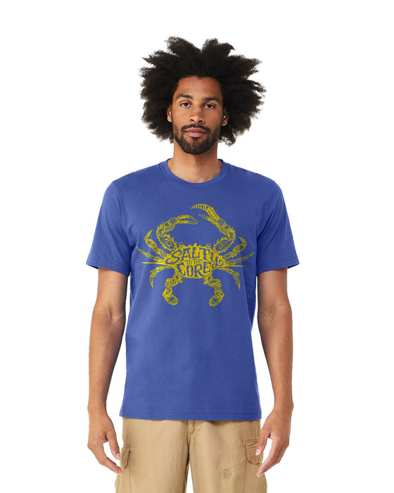 BHO "Salty To The Core" Salty Crab Men's Short Sleeve T-Shirt