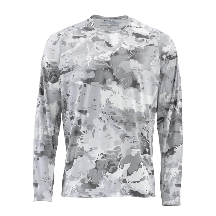 Simms SolarFlex Long Sleeve Crewneck Shirt - Print