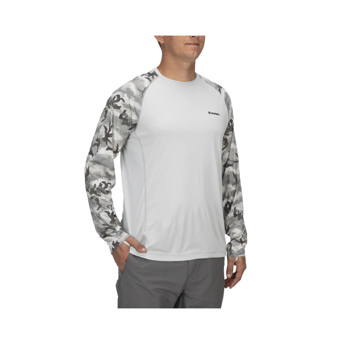 Simms SolarFlex Long Sleeve Crewneck Shirt - Print