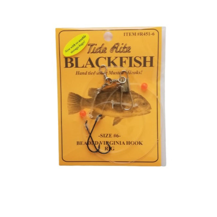 Tide Rite Blackfish Rig Beaded Virginia Hook R451