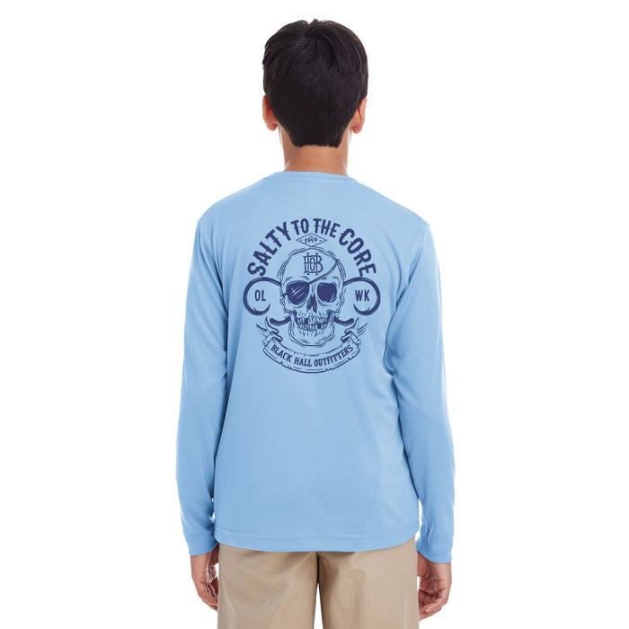BHO "Salty to the Core" Original Skull SolarUV Long Sleeve Shirt