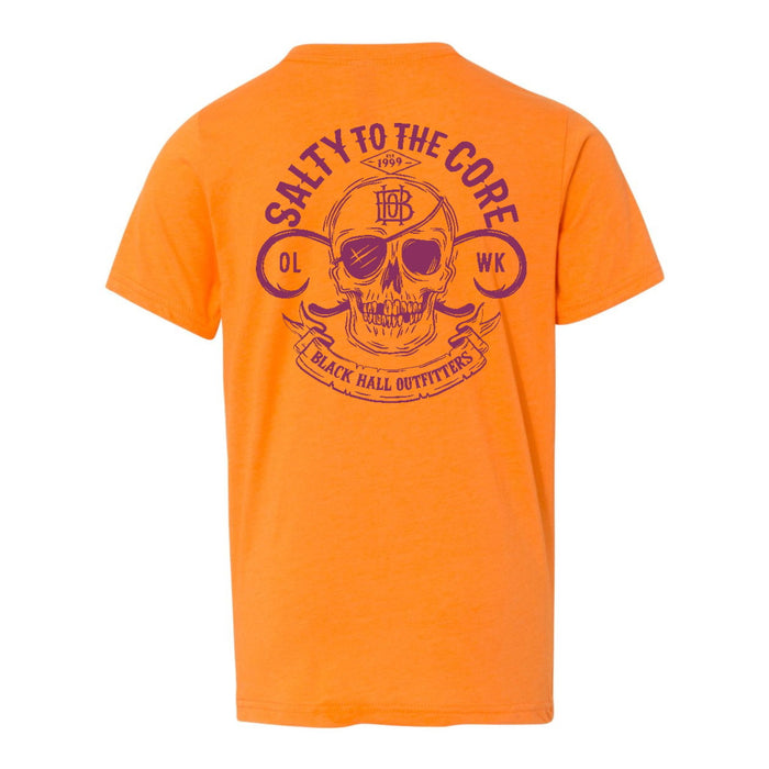 BHO "Salty to the Core" Original Skull Short Sleeve Shirt