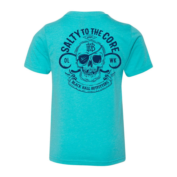 BHO "Salty to the Core" Original Skull Short Sleeve Shirt