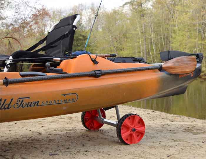 Malone Xpress TRX - Scupper Style Kayak Cart - No-Flat Tires