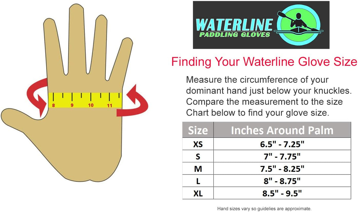 WaterLine Half Finger Paddling Gloves