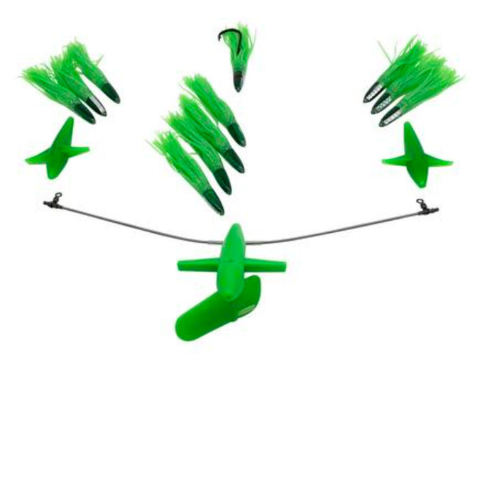 Chatter Lures 36" Side Tracker Spreader Bars - 12" Soft Head Machine