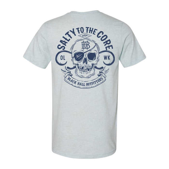 BHO "Salty to the Core" Original Skull Short Sleeve Shirt