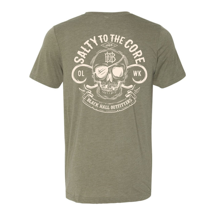 BHO "Salty to the Core" Original Skull Short Sleeve Shirt