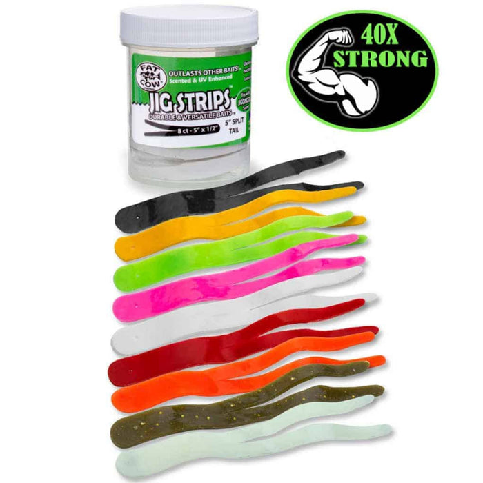 Fat Cow Split Tail Jig Strips