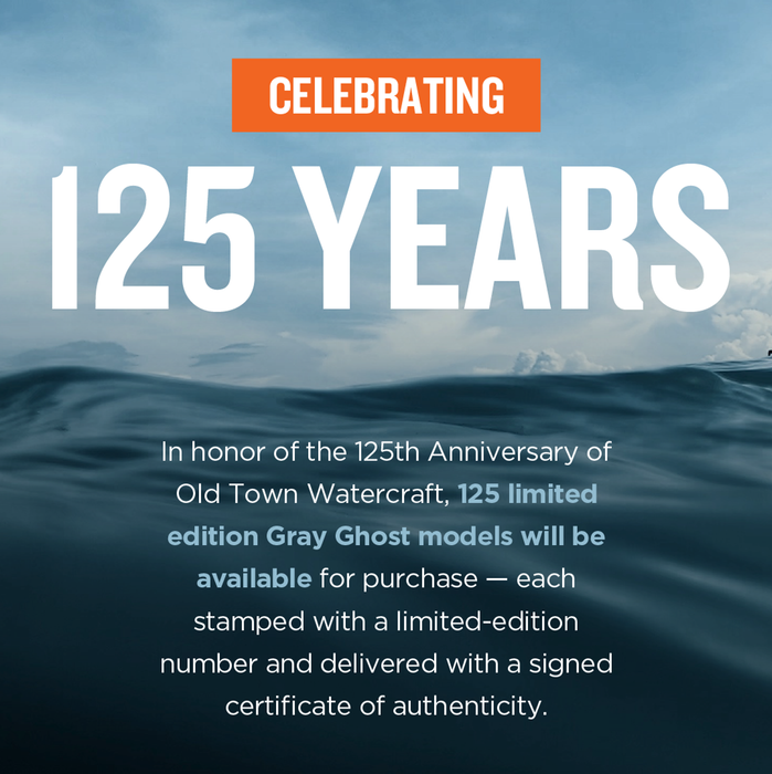 Old Town Limited Edition Gray Ghost Sportsman AutoPilot 136 Kayak