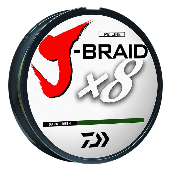 Daiwa J-Braid x8 8-Strand Braided Line Filler Spool