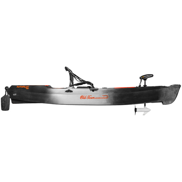 Old Town Limited Edition Gray Ghost Sportsman AutoPilot 120 Kayak