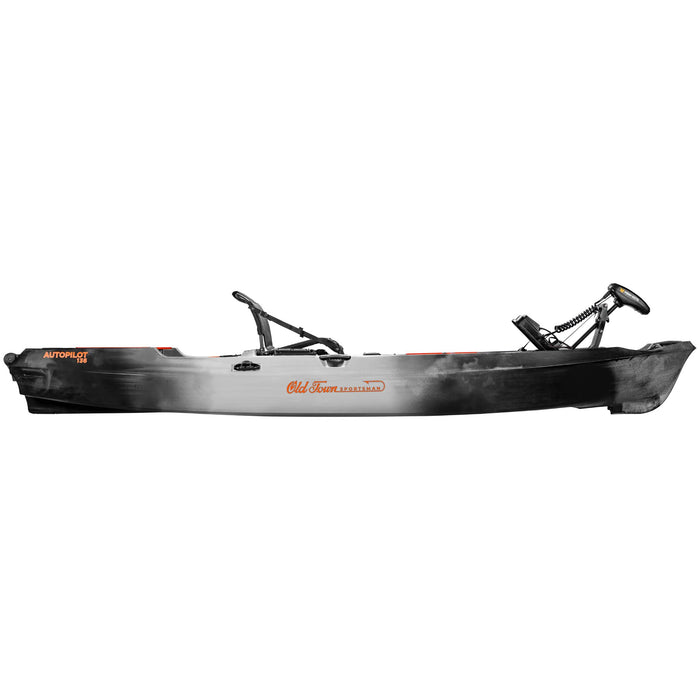Old Town Limited Edition Gray Ghost Sportsman AutoPilot 136 Kayak