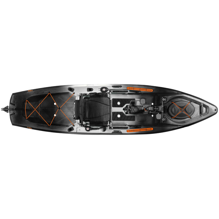 Old Town Limited Edition Gray Ghost Sportsman 120 PDL Kayak