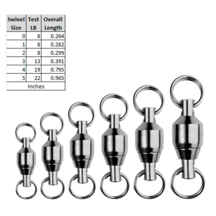 Spro Ball Bearing Swivels with 2 Welded Rings - NSB