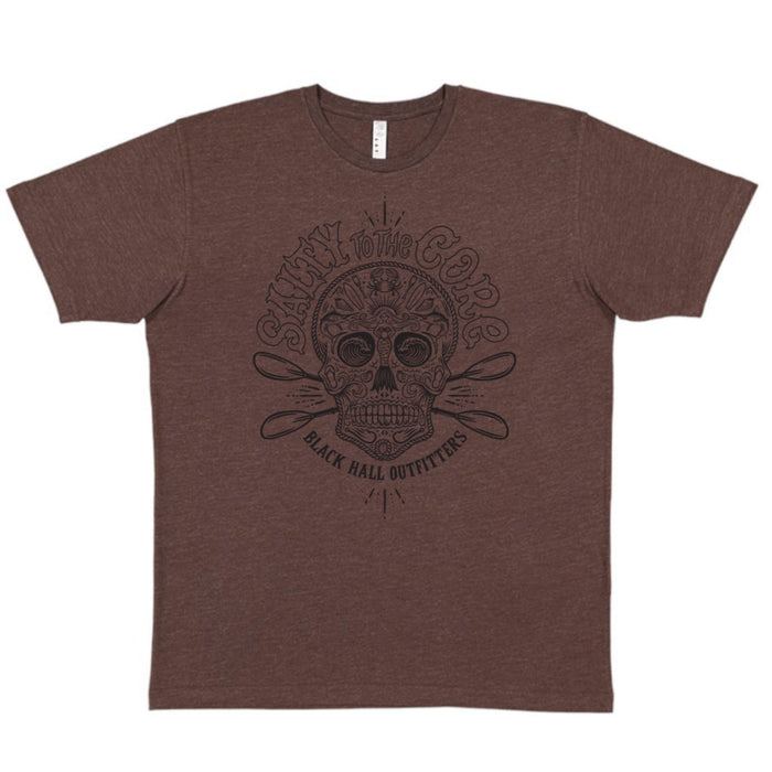 BHO "Salty to the Core" Sugar Skull Men's Short Sleeve Shirt