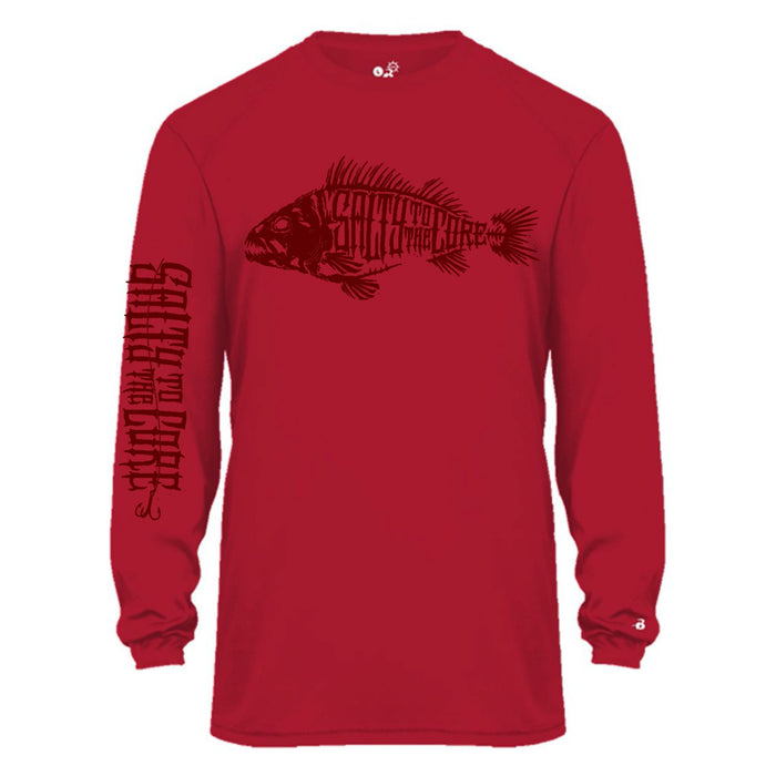 BHO "Salty to the Core" Bone Fish SolarUV Long Sleeve Shirt