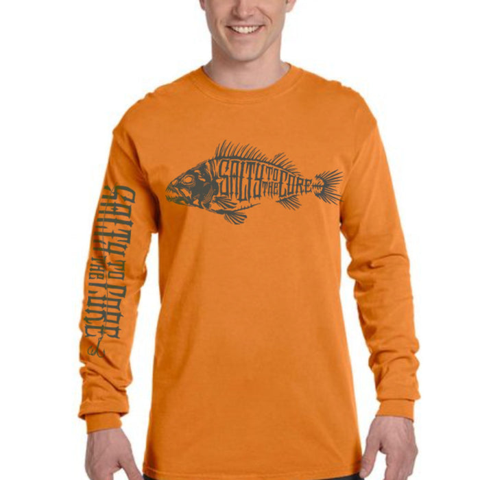 BHO "Salty To The Core" Bone Fish Long Sleeve Shirt