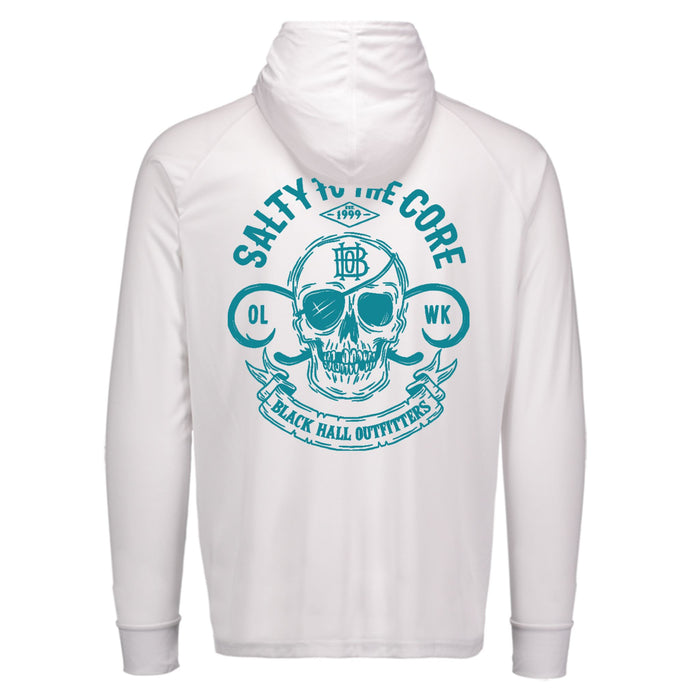 BHO "Salty to the Core" Original Skull SolarUV Long Sleeve Hoodie