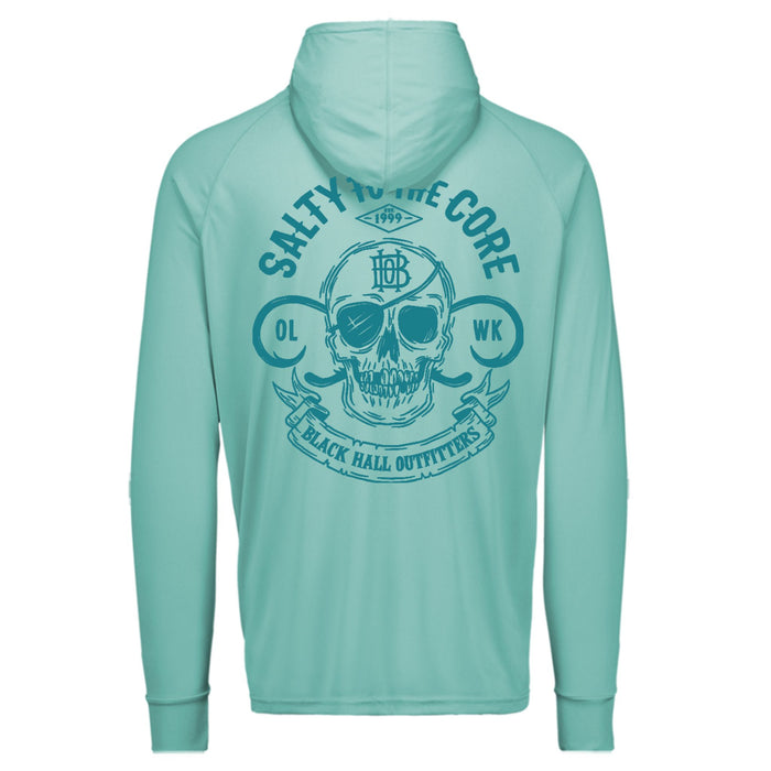 BHO "Salty to the Core" Original Skull SolarUV Long Sleeve Hoodie