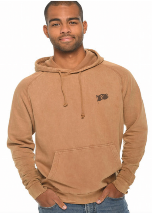 BHO "Salty To The Core" Schoolin' Skull Garment Dyed Hoodie