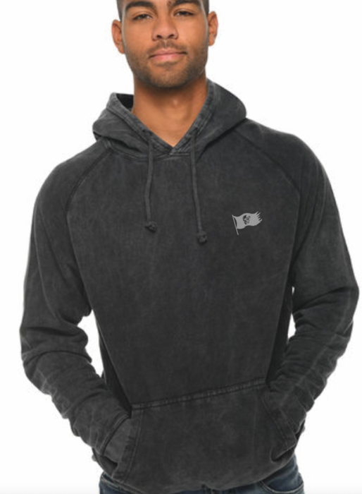 BHO "Salty To The Core" Schoolin' Skull Garment Dyed Hoodie