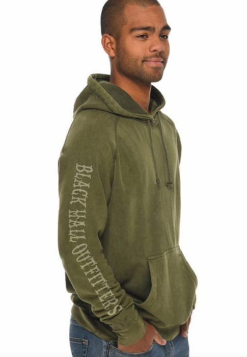 BHO "Salty To The Core" Schoolin' Skull Garment Dyed Hoodie