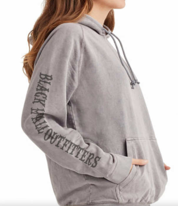 BHO "Salty To The Core" Schoolin' Skull Garment Dyed Hoodie