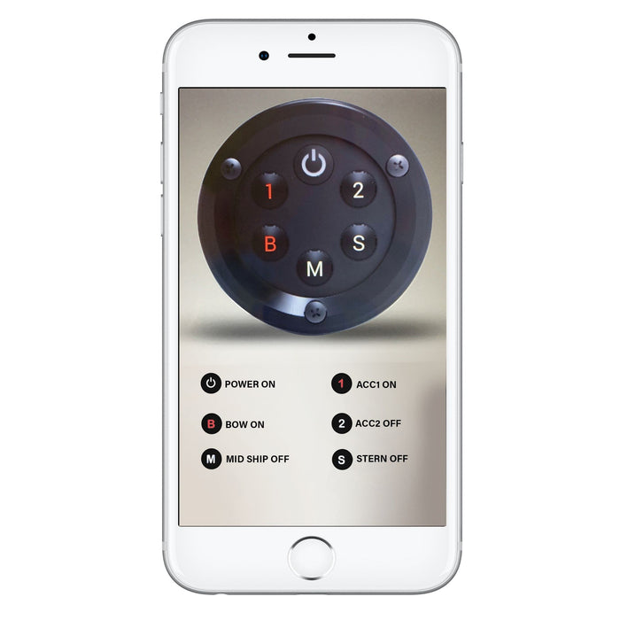 Yak-Power Wireless 5 Circuit Digital Switcher with Integrated Bluetooth Control