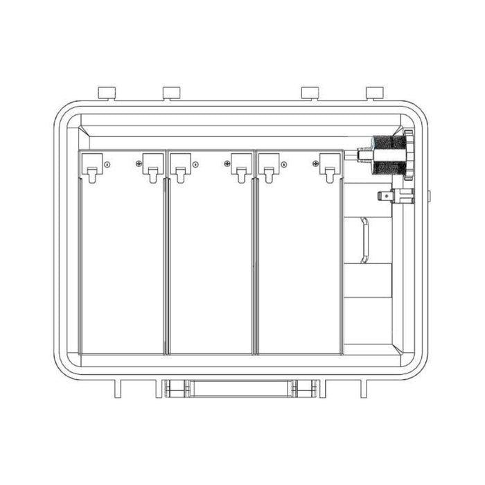Yak-Power Power Pack Battery Box with Integrated USB Charging