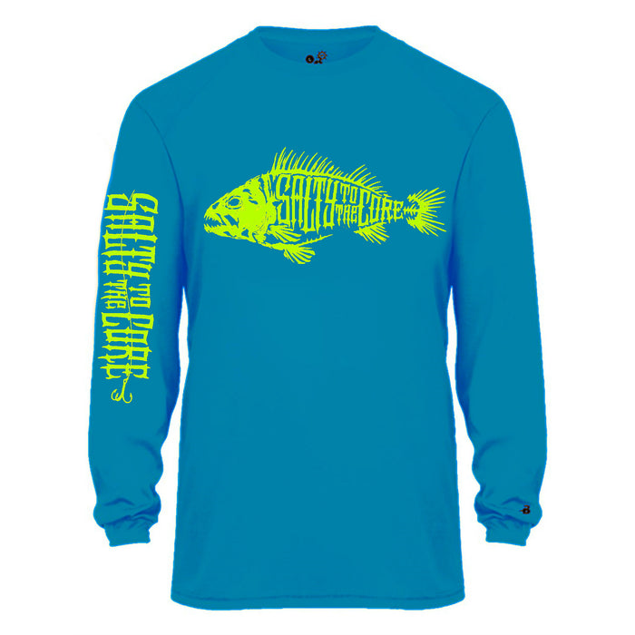 BHO "Salty to the Core" Bone Fish SolarUV Long Sleeve Shirt