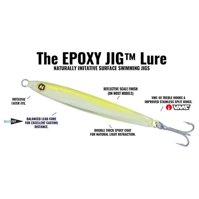 Hogy Epoxy Jigs with VMC 4x Treble Hook