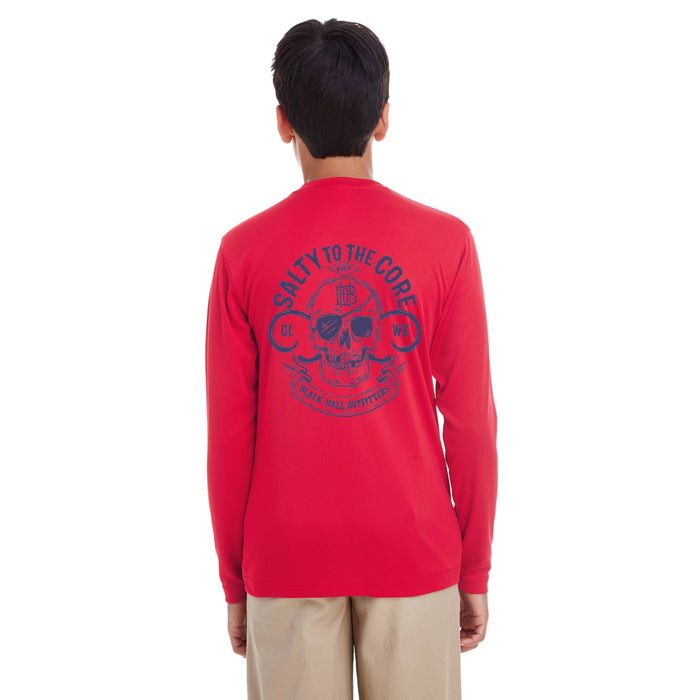 BHO "Salty to the Core" Original Skull SolarUV Long Sleeve Shirt