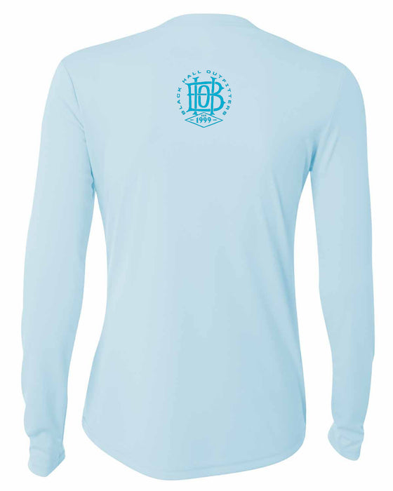 BHO "Salty to the Core" Sugar Skull SolarUV Long Sleeve Crewneck Shirt