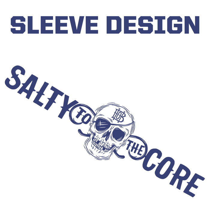 BHO "Salty to the Core" Original Skull SolarUV Long Sleeve Hoodie