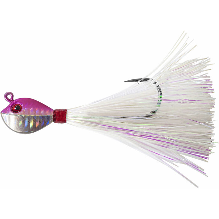 Tsunami Fluke Mania Jig with Mylar Flash Dressing