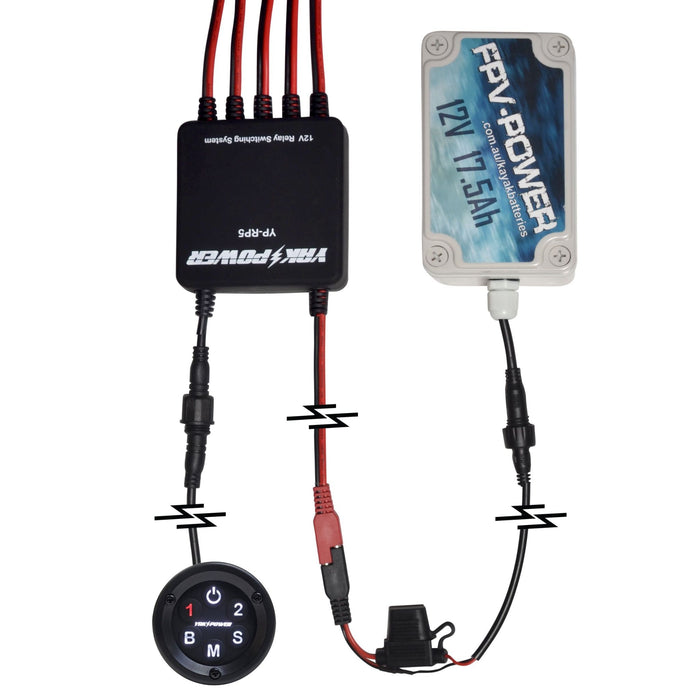 Yak-Power 12 in Battery Terminal Connector for FPV Battery