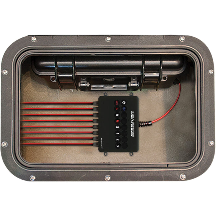 Yak Power Wireless 8 Circuit Digital Switcher with Integrated Bluetooth Control