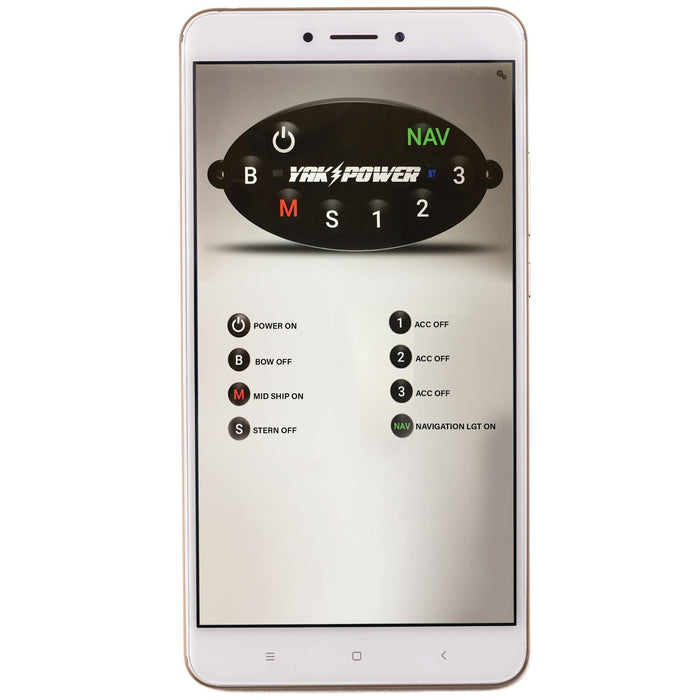 Yak Power Wireless 8 Circuit Digital Switcher with Integrated Bluetooth Control